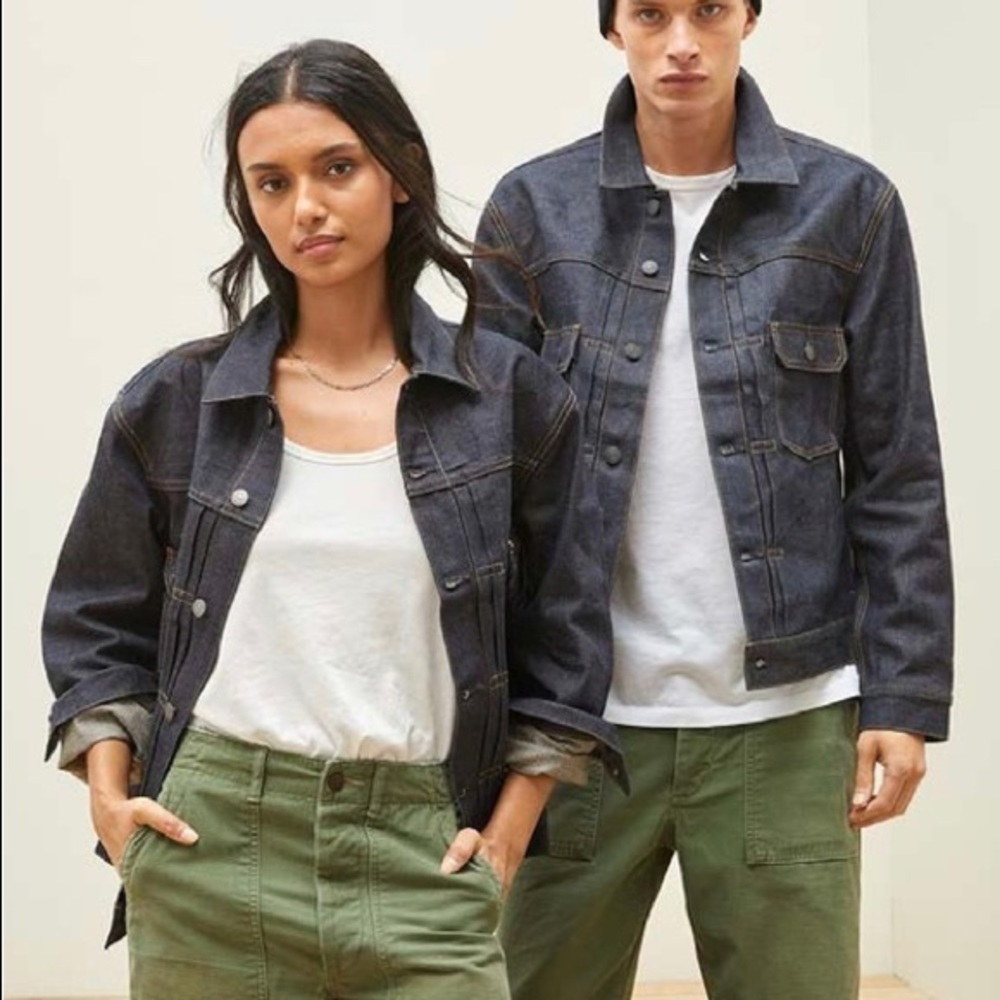 AE77 Selvedge Denim Jacket indigo wash